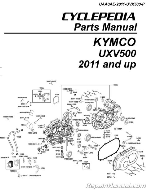 kymco uxv 500 parts list